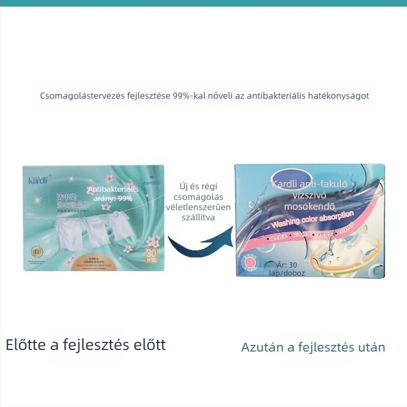 Love Life színátvitel-megakadályozó mosólapok, családi csomag, mosásokhoz vegyes
