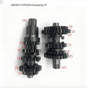 Kailxun CPS250 motorkerékpár fő- és segédtengelyek készlete – 250 cm3, egyhengeres motor