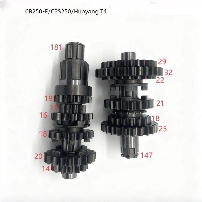 Kailxun CPS250 motorkerékpár fő- és segédtengelyek készlete – 250 cm3, egyhengeres motor