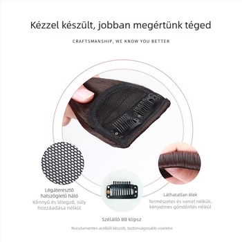 Női hajrész, gyökéremeléshez pad, egyenes stílus, magas hőmérsékletű szálak