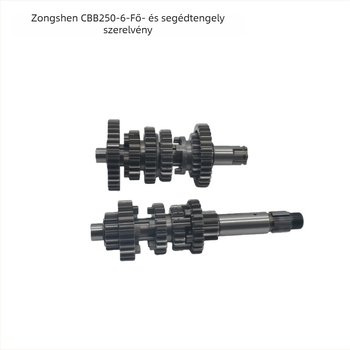 Motorkerékpár motor fő- és mellékáramkör tengelyének összeszerelése, CBB250 hat sebesség, 250 cm³, egyhengeres, Kailxun márka, kompatibilis a Zongshen Tianyi Xinguizun Feiken