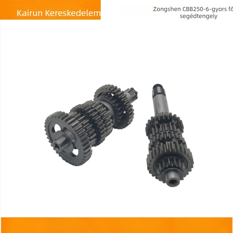 Motorkerékpár motor fő- és mellékáramkör tengelyének összeszerelése, CBB250 hat sebesség, 250 cm³, egyhengeres, Kailxun márka, kompatibilis a Zongshen Tianyi Xinguizun Feiken