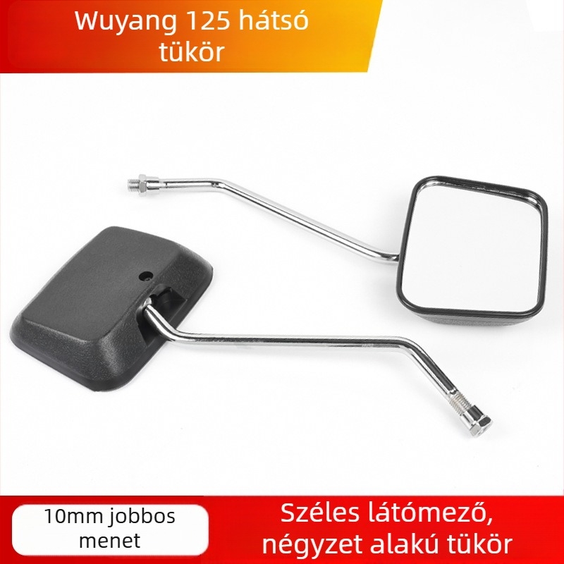 Hátsó nézőtükör Mogelon motorkerékpárhoz — WY125 modell, valós idejű hátsó forgalom és akadály-észlelés; termékkód Lkwy125dcj
