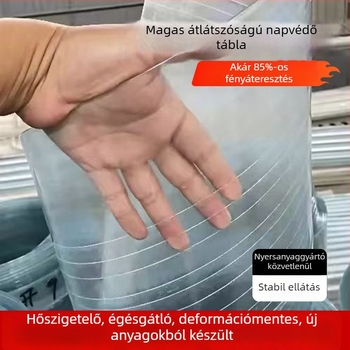 FRP fénypanel a nappali megvilágításához, félig átlátszó, tetőablakokhoz, napos szobákhoz és erkélyekhez