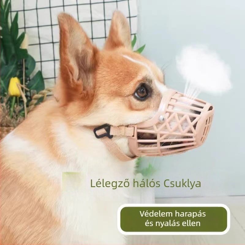 Kutyaszájkosár – megakadályozza a harapást, ugatást és nyalogatást; anyag: más; márka: Friendly
