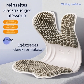 Ergonómikus üléspárna memóriahab és gél töltettel, deréktámasz irodai székhez