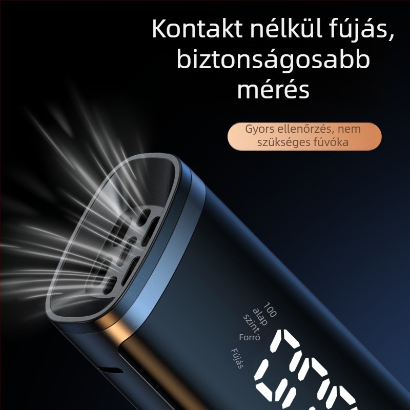 Hordozható alkoholszonda autókhoz — nagy pontosságú, alumíniumötvözet + ABS