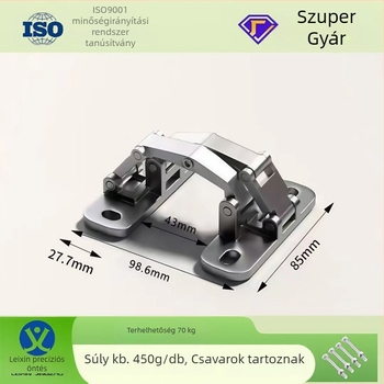 Rozsdamentes acél kőajtó zsanér, modell Stone Door Hinge, típus: rozsdamentes acél zsanér, anyag: rozsdamentes acél, felület: polírozott, alkalmazás: rejtett tűzvédelmi ajtók