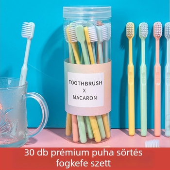 Kézi fogkefe, puha sörtéjű, vödrös csomagolásban, 20 db, felnőtteknek