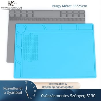Csúszásmentes szilikon munkaasztal óra javításhoz
