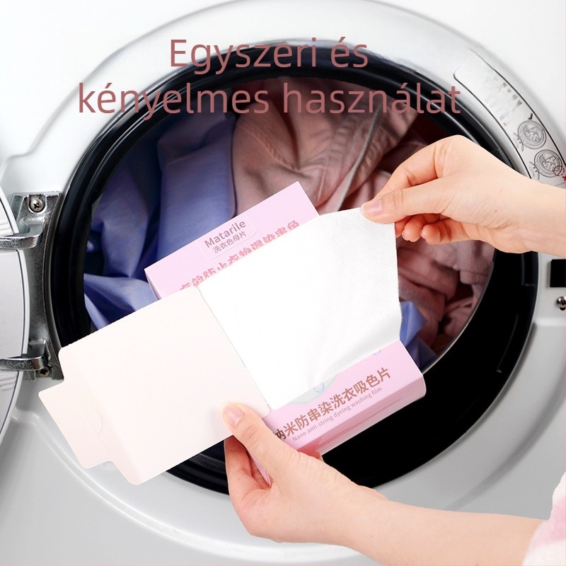 Színfogó lapok mosáshoz a színek átvitelének megakadályozására, 25 darabos doboz (Márka: Egyéb)