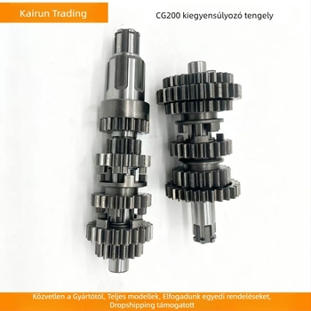 CG250/CG200 kiegyensúlyozó tengely – kopásálló, 197cc/250cc egyhengeres motor, testreszabott feldolgozás, Lifan Zangfeng és Wolf Warrior motorokhoz