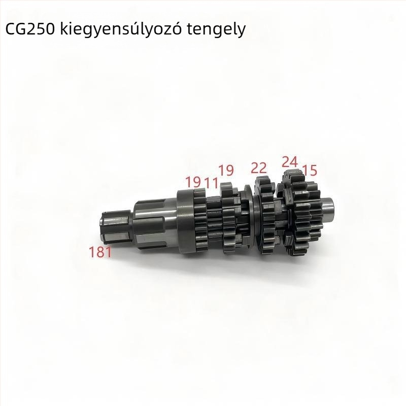 CG250/CG200 kiegyensúlyozó tengely – kopásálló, 197cc/250cc egyhengeres motor, testreszabott feldolgozás, Lifan Zangfeng és Wolf Warrior motorokhoz