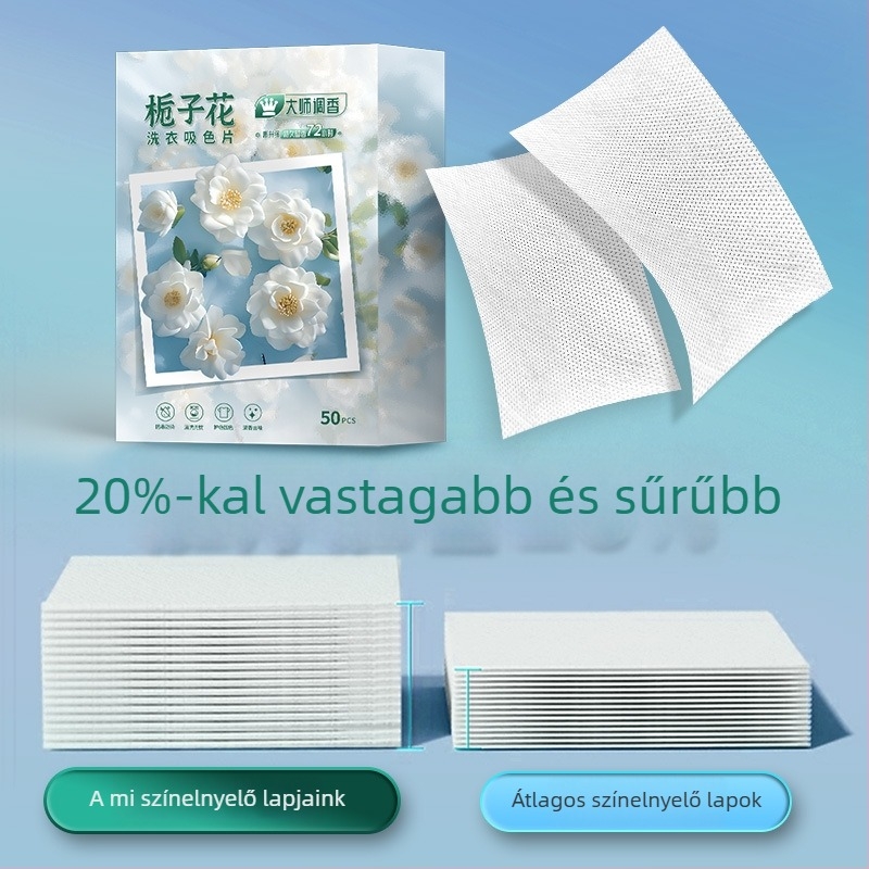 Dai Hao Színelnyelő Textillapok Mosáshoz – Védelem a Pigmentátvitellel szemben, Szövetvédő Lapok, Háztartási mosáshoz