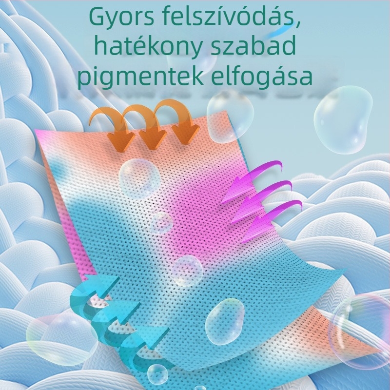 Dai Hao Színelnyelő Textillapok Mosáshoz – Védelem a Pigmentátvitellel szemben, Szövetvédő Lapok, Háztartási mosáshoz