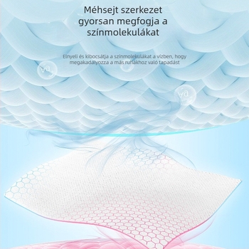 jiffine Színelnyelő mosólapok, 50 darabos csomag, megelőzi a színátfolást, Otthoni használatra