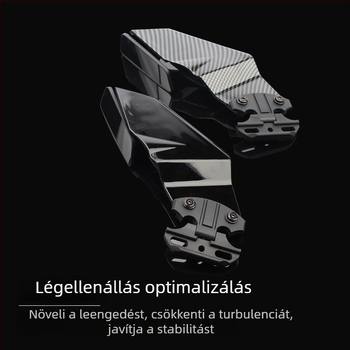 Motorkerékpár visszapillantó tükör fix szárnnyal | Anyag: műanyag + alumínium ötvözet | Tükr alakja: négyzetes | Szerelés típusa: ortodontikus | Kompatibilis modellek: Honda CBR650R/500R/400R Kaiyue 321RR