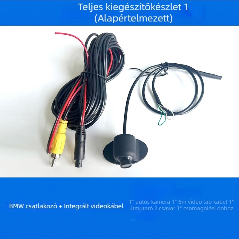 HD autókamera holttérhez 360° forgatással, elülső/oldalsó/hátsó nézet, felbontás 928x520, 12V, modell YSJ-026