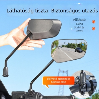 Elektromos motorhoz visszapillantó tükör – HD széles látószögű konvex, műanyag + üveg, Mojielong, Termékkód 2505310004