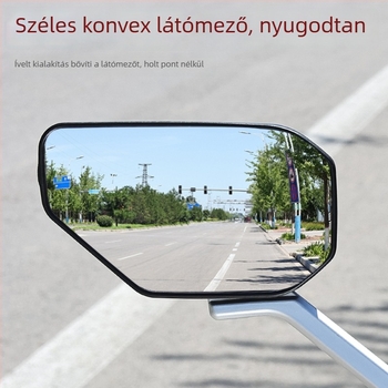 Hátsó tükröző tükör elektromos motorkerékpárokhoz, ABS műanyag + üveg, Mogelon