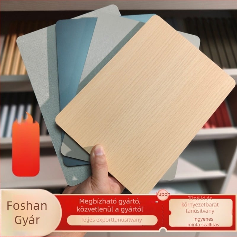 Bambuszfa rostból készült falpanel – textúra szénkristály, akusztika 0.5, hővezetés 0.1, modern minimál stílus