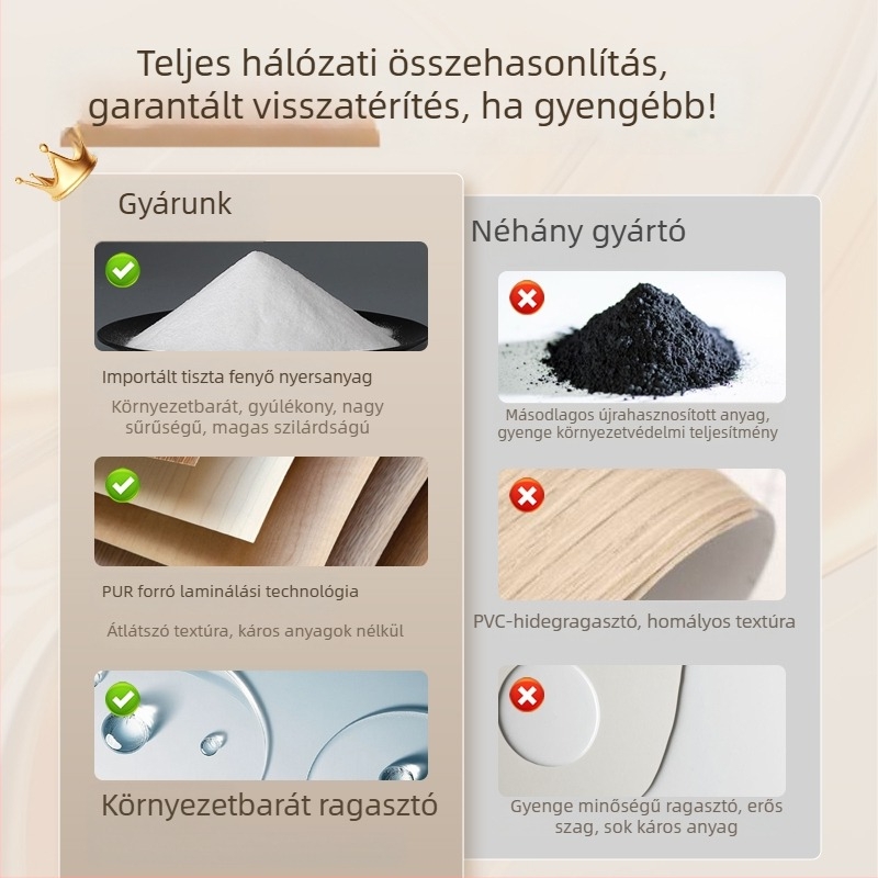 Bambuszrostból készült falpanel; fa dekoratív felület, varrat nélküli, víz- és nedvességálló, modern minimalista stílus, Modell 9.3