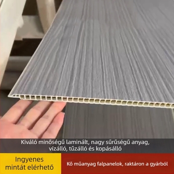 Kő-plasztik falpanel belső térhez; stílus: sík, modern minimalizmus, könnyű lux; hangszigetelés 10, hővezetés 10