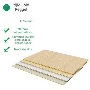 Bambusz rostból készült falpanel – modern minimalist stílus, modell JC-94-600, hangszigetelés 50, hővezetőképesség 0,23