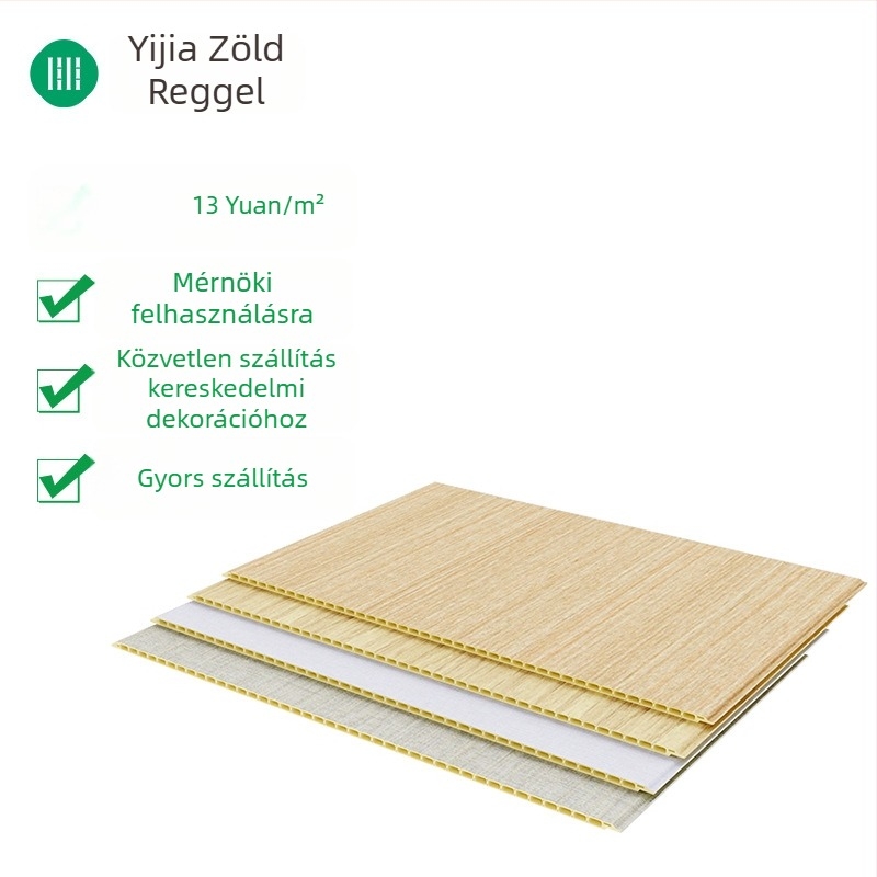 Bambusz rostból készült falpanel – modern minimalist stílus, modell JC-94-600, hangszigetelés 50, hővezetőképesség 0,23