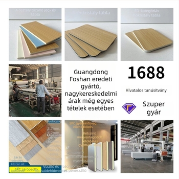 PVC falpanel 8 mm — hajlékony, zajszigetelés 20 dB, hővezetés 0,125 W/mK (8 mm; 20 dB; 0,125 W/mK)