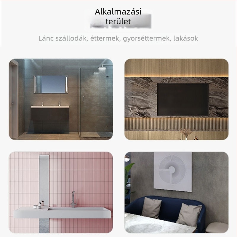 UV falpanel kő-plasztikából, SPC kő-kristály falpanel, magasfényű márványhatás, vízálló és tűzálló, telepítés elérhető