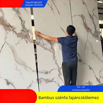 TV hátfalfalpanel bambuszszénnel és fabúvérrel; Anyag: bambuszrost, bambuszszén; Modell: fa furnér; Stílus: sík; Márka: Yiming