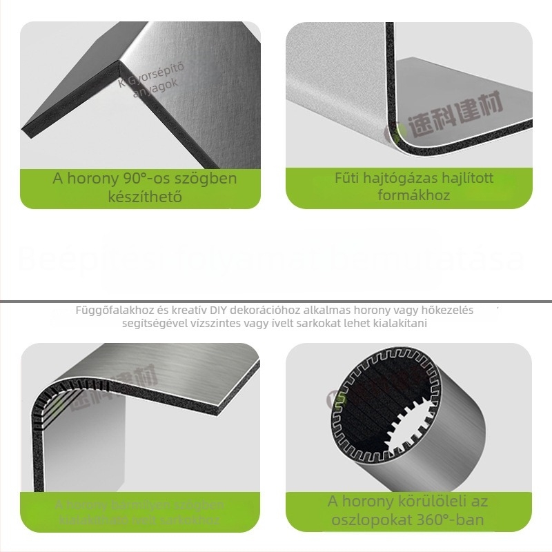 PVC falpaneel Carbon Crystal Large Board – varrat nélküli design; stílusok: amerikai stílus, új kínai stílus, modern minimalizmus, könnyű luxus; zajszigetelés 20 dB; hővezető tényező 0.125 W/m·K; Márka: Suke Building Materials