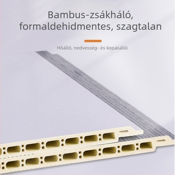 PVC falpanelek integrált dizájnnal a szállodai belső terekhez, V-varrás 400/600 mm, hangszigetelés 0,20, hővezetés 0,125, stílus: zökkenőmentes, modern egyszerűség