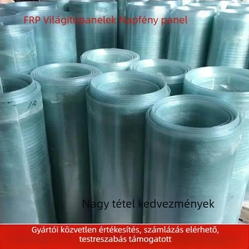 FRP fényáteresztő panel – átlátszó sík lemez üvegházhoz