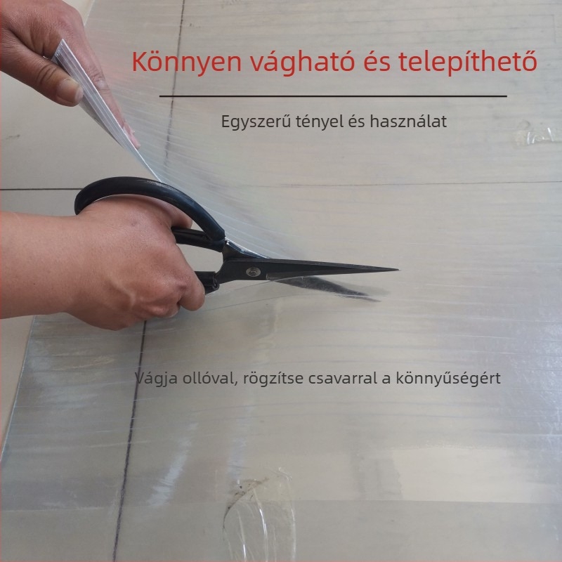 FRP fényáteresztő panel – átlátszó sík lemez üvegházhoz