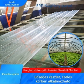 FRP világító panel - gyanta-szálas, Junqi Building Materials, üvegházhoz