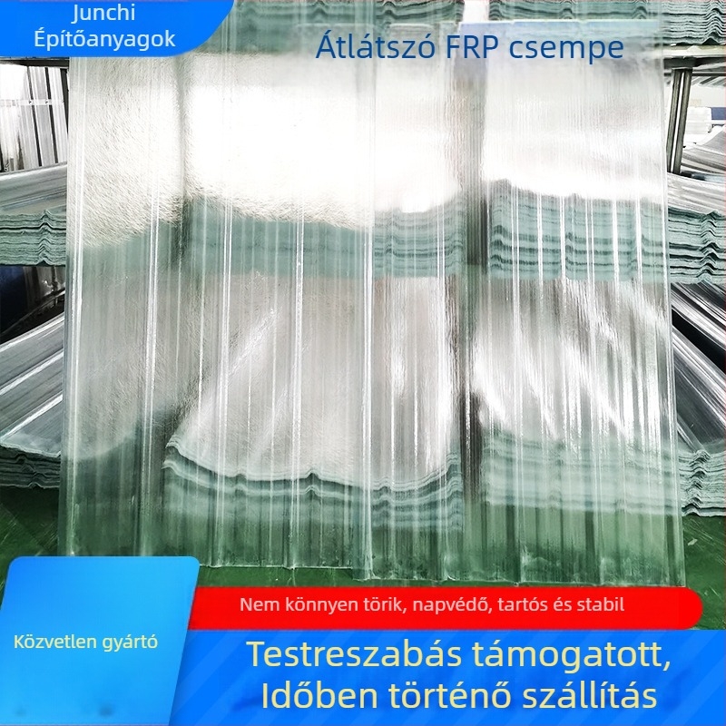 FRP világító panel - gyanta-szálas, Junqi Building Materials, üvegházhoz