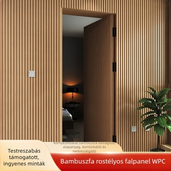 Praise blessings WPC grill hátter fal panel – varrat nélküli stílus, anyag WPC, modell Grill Background Wall