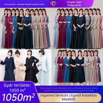 Estélyi ruha, A-vonalú siluett, magas derék, U-nyak, ujjatlan, bélés poliészter