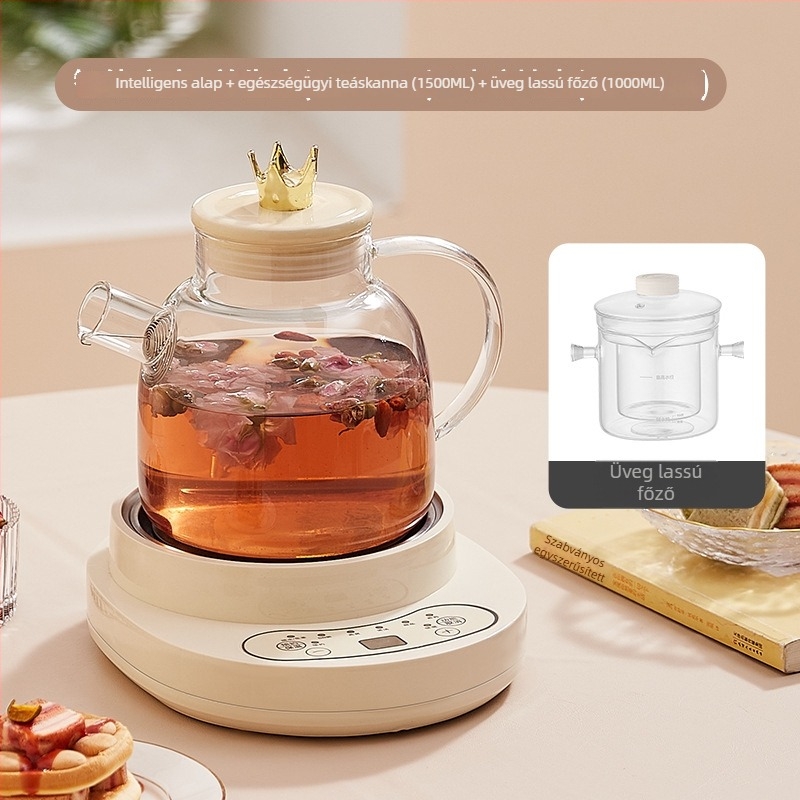 Health Pot XF-200 — kapacitás 1–1,5 L, teljesítmény 600 W, 220 V, boroszilikát üvegből készült test