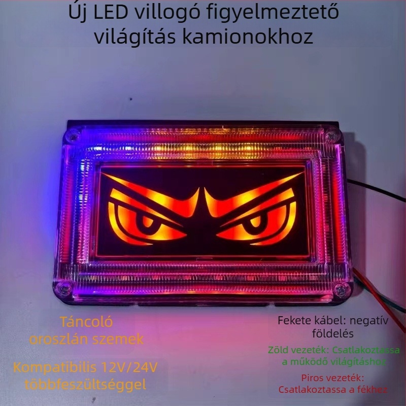 Hátsó LED ködfény teherautók és kisbuszok számára, 12/24V, 10W, 5000 lm, 5000K
