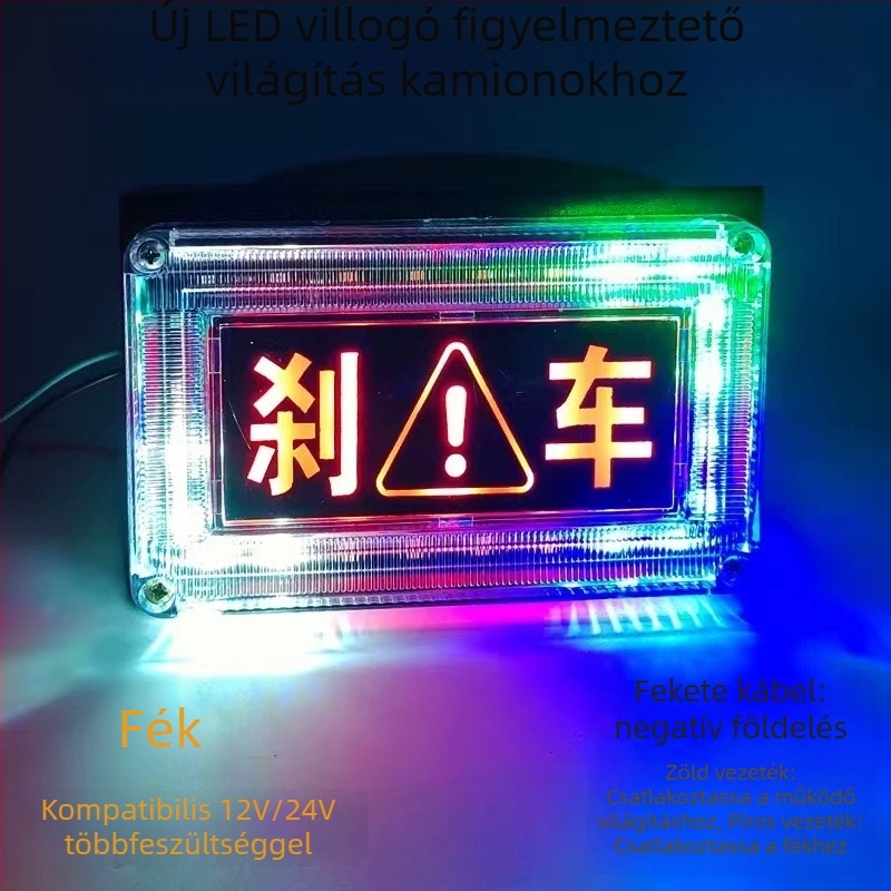 Hátsó LED ködfény teherautók és kisbuszok számára, 12/24V, 10W, 5000 lm, 5000K