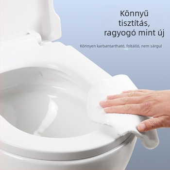 Toalettfedél, vastagított, törésálló, lassú záródású, U- és V-alakú dizájn, PP anyag, 13–17 mm-es állítható furattávolság.