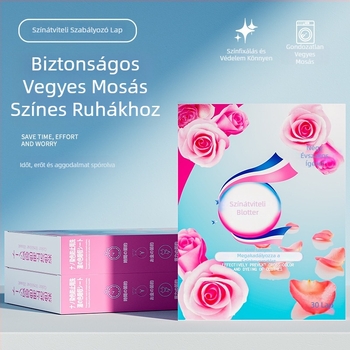 Mosási színfogó lapok - színátvitelt megakadályozó, megakadályozza a színek keveredését, családi kiszerelés, Márka: Appointment in four seasons