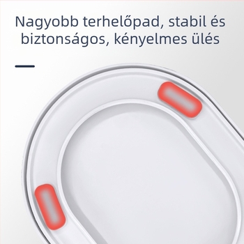 UV-típusú párnázott WC-ülőke, univerzális, vastag talppal, PP lemez, furatok közötti távolság 12-18