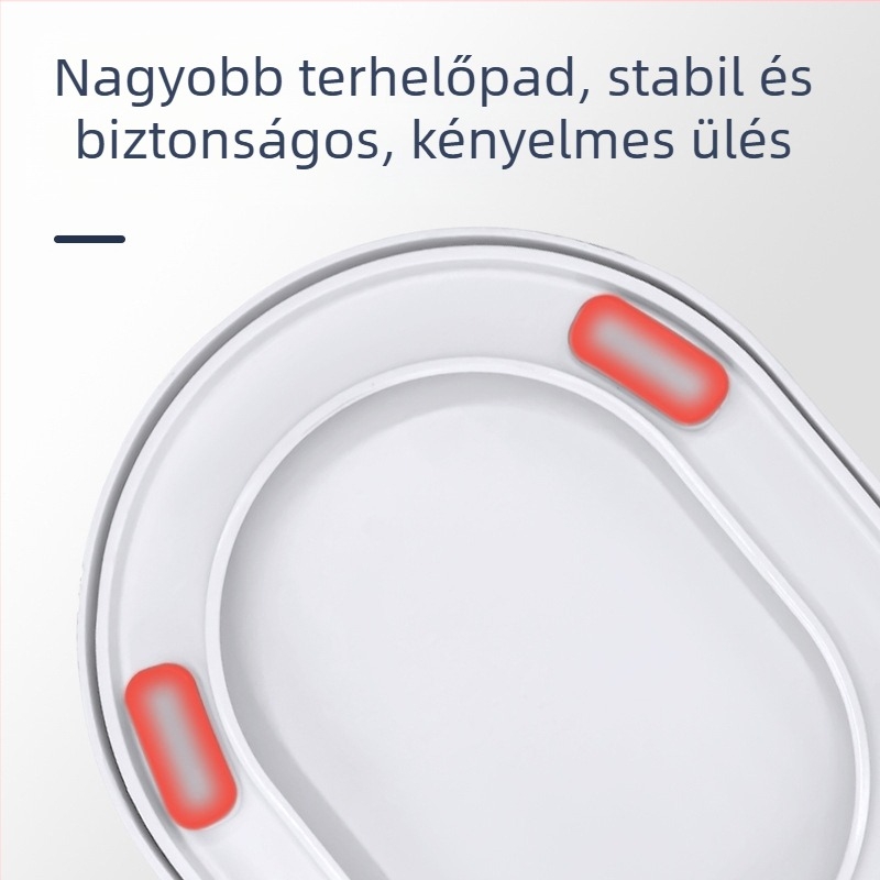 UV-típusú párnázott WC-ülőke, univerzális, vastag talppal, PP lemez, furatok közötti távolság 12-18