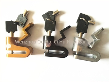 Jinku tárcsafék-zár kerékpárok és motorkerékpárok számára – 147-es modell, cinkötvözet, 150 g