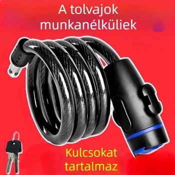 Univerzális márka nélküli lánc zár kerékpárhoz és motorkerékpárhoz, minimalist stílus, testreszabás nélküli