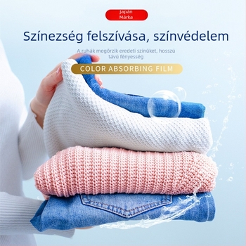 5 az 1-ben színelnyelő mosólap kevert anyagú ruhákhoz, megakadályozza a színek átvitelét, illatos (WORLD LIFE/And craftsman)